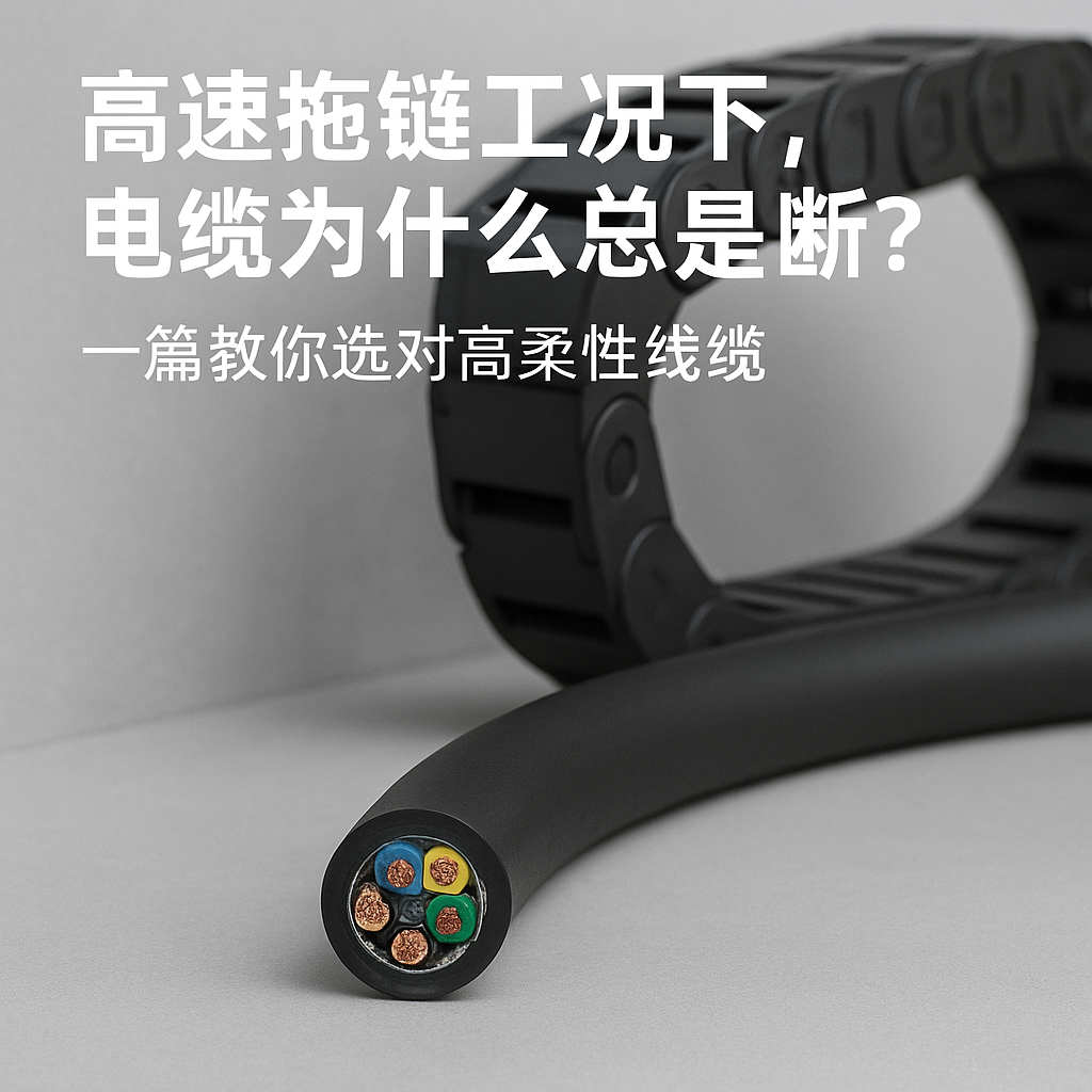 高速拖链工况下，，，，，，，，电缆为什么总是断？？？？？？一篇教你选对高柔性线缆
