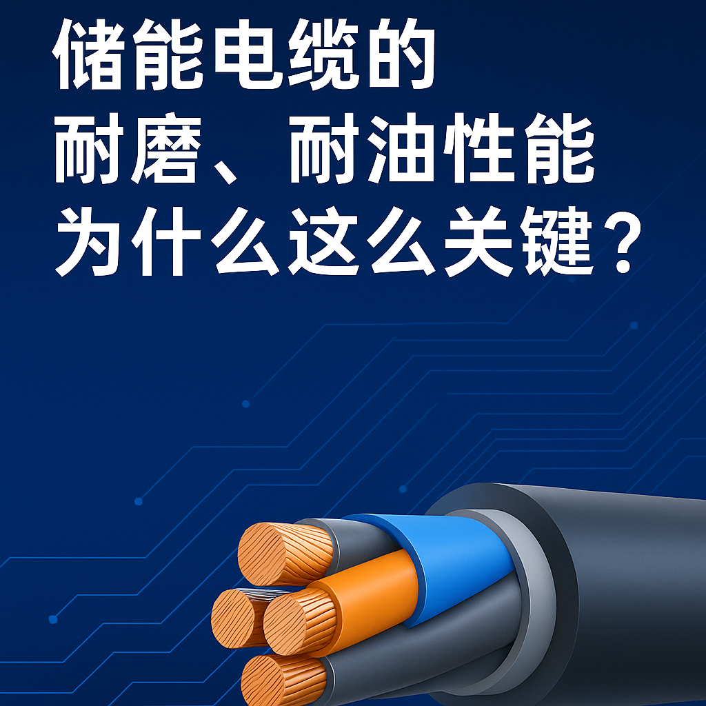 储能电缆的耐磨、耐油性能为什么这么要害？？？？？？真实工况告诉你谜底