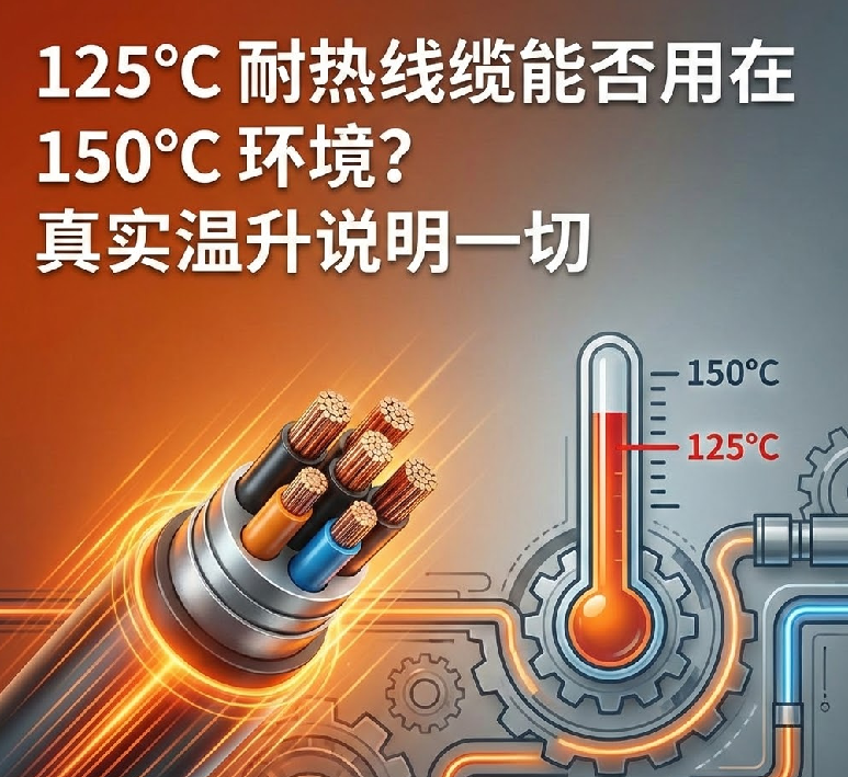125℃ 耐热线缆能否用在 150℃ 情形？？？？？？真实温升说明一切