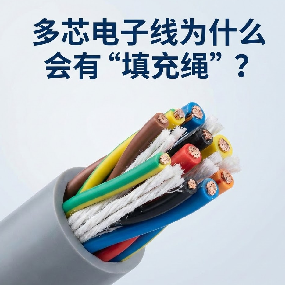 多芯电子线为什么会有“填充绳”？？？？？？